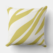 ゼブラデザイン任意のカスタムカラーピローを選択 クッション (正面)