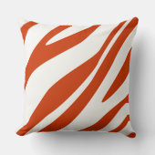 ゼブラデザイン任意のカスタムカラーピローを選択 クッション (正面)