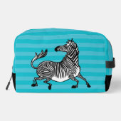 ゼブラトイレタリーバッグ ドップキット (裏面)