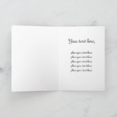 ゼブラハートデザイングリーティングカード カード (内部)