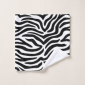 ゼブラバストライプのスタオル バスタオルセット (ウォッシュタオル)