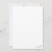 ゼブラバチェロレッテ2招待状 招待状 (裏面)