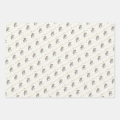 ゼブラバルーンパーティーカドゥーパピエヴェレンセット ラッピングペーパーシート (正面3)