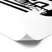 ゼブラバーコードアート ポスター (角)