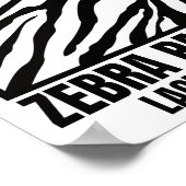 ゼブラパターン悪味ファッション被害者 ポスター (角)