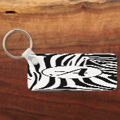 ゼブラパターン キーホルダー (裏面)