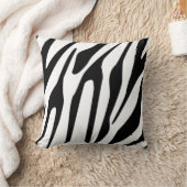 ゼブラパターン クッション (ブランケット)