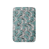 ゼブラパターン バスマット (正面縦)