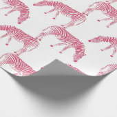 ゼブラパターン ラッピングペーパー (角)