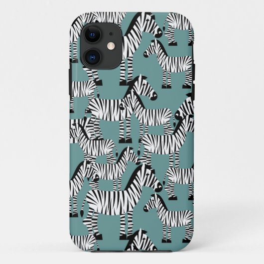 ゼブラパターン Case-Mate iPhoneケース (裏面)