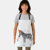 ゼブラパーティー – 動物とパーティー エプロン (インサイチュ)