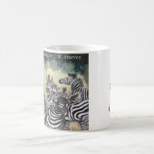 ゼブラパーティー-Keep Calm and Carry On コーヒーマグカップ (中央)