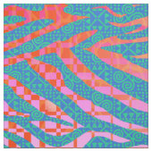 ゼブラパープルスプラッシュ ファブリック (見本)