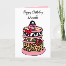 ゼブラヒョウとキリンプリント女の子らし誕生日