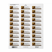 ゼブラヒョウパーティー ラベル (フルシート)