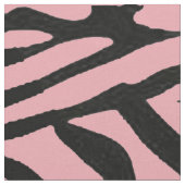 ゼブラピンクとブラック ファブリック (クローズアップ)