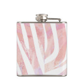 ゼブラピンクアンドホワイトプリント フラスク (裏面)