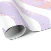 ゼブラピンクアンドホワイトプリント ラッピングペーパー (ロールコーナー)