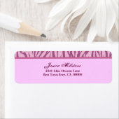 ゼブラピンクストライプ ラベル (インサイチュ)