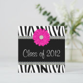 ゼブラピンクデイジー·ゲフェイクムズ卒業発表 招待状 (スタンド正面)