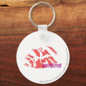 ゼブラピンク キーホルダー (正面)