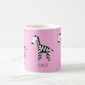 ゼブラピンク コーヒーマグカップ (中央)