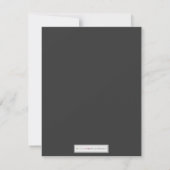 ゼブラファンキースイート16誕生日パーティ招待状(薄紫) 招待状 (裏面)