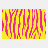 ゼブラファンキーストライプクリスマス包装紙シート ラッピングペーパーシート (正面)