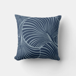 ゼブラファンパームハワイアントロピカルブルー アウトドアクッション