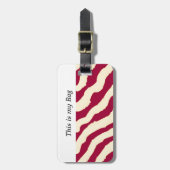 ゼブラファーパターン ラゲッジタグ (正面縦)