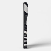 ゼブラファーブラックとホワイトのデザイン動物愛好家 Case-Mate iPhoneケース (裏面 / 右)