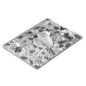 ゼブラフィンチおよびバラブッシュインクスケッチ ノートブック (左側)