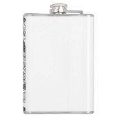 ゼブラフィンチおよびバラブッシュインクスケッチ フラスク (裏面)