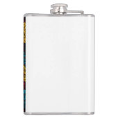 ゼブラフィンチとバラブッシュ フラスク (裏面)