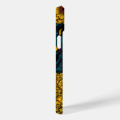 ゼブラフィンチとバラブッシュ Case-Mate iPhoneケース (裏面 / 右)