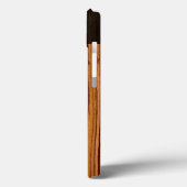 ゼブラフェイクウッドグレインカスタムパーソナライズされた Case-Mate iPhoneケース (裏面 / 左)