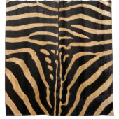 ゼブラフェイクスキンシャワーカーテン シャワーカーテン (正面)