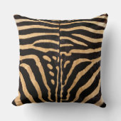 ゼブラフェイクスキン装飾用クッション クッション (正面)