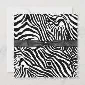 ゼブラフォトスイート16パーティー 招待状 (裏面)