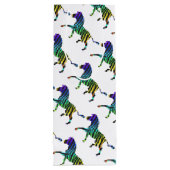 ゼブラブラックとレインボーシルエット ワインギフトバッグ (裏面)