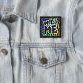 ゼブラブラックとレインボーワイルドミー 缶バッジ (インサイチュ)