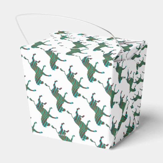 ゼブラブラックアンドグリーンプリント フェイバーボックス (裏面サイド)