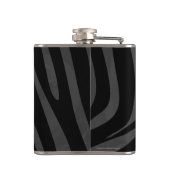ゼブラブラックアンドグレープリント フラスク (裏面)