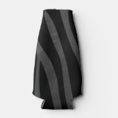 ゼブラブラックアンドグレープリント ボトルクーラー (正面)