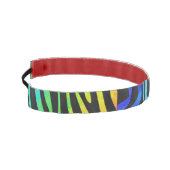 ゼブラブラックアンドレインボープリント アスレチックヘッドバンド (左)
