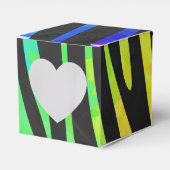 ゼブラブラックアンドレインボープリント フェイバーボックス (正面サイド)