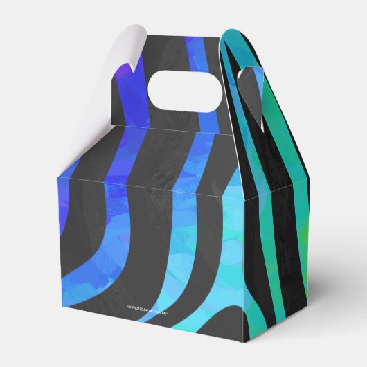 ゼブラブラックアンドレインボープリント フェイバーボックス (裏面サイド)