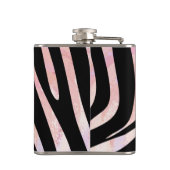 ゼブラブラック&ピンクプリント フラスク (裏面)