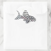 ゼブラプラコL46ナマズのシール ラウンドシール (バッグ)