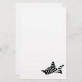 ゼブラプリコストミープリコフィッシュ固定 便箋 (正面/裏面)